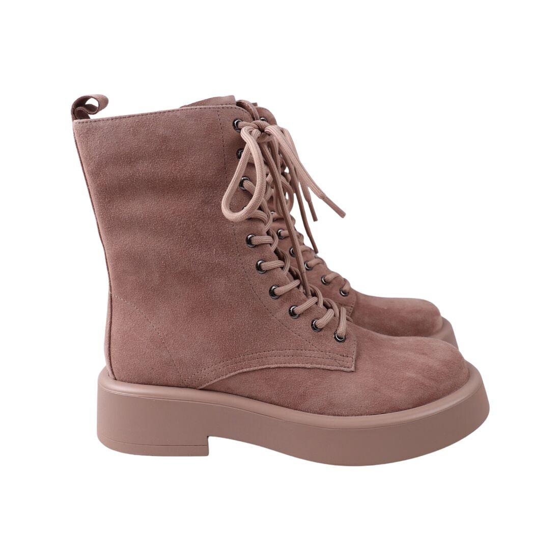 Черевики жіночі Melanda капучіно натуральна замша, 40, фото 1