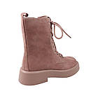 Черевики жіночі Melanda капучіно натуральна замша, 40, фото 4