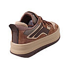 Кросівки жіночі Melanda коричневі натуральна шкіра, 39, фото 4