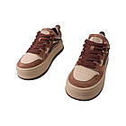 Кросівки жіночі Melanda коричневі натуральна шкіра, 39, фото 5