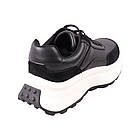 Кросівки жіночі Gifanni чорні натуральна шкіра, 39, фото 4