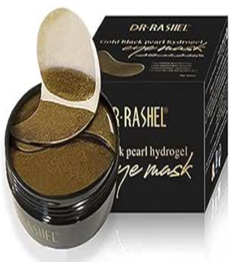 Патчі під очі DR Rashel Hydrogel Eye Mask Gold Black Pearl з екстр. Чорних перлин, 60 шт