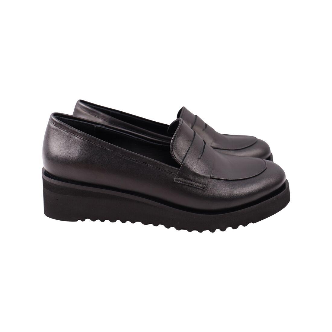 Туфлі жіночі Kesim чорні натуральна шкіра, 33, фото 1