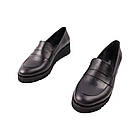 Туфлі жіночі Kesim чорні натуральна шкіра, 33, фото 5