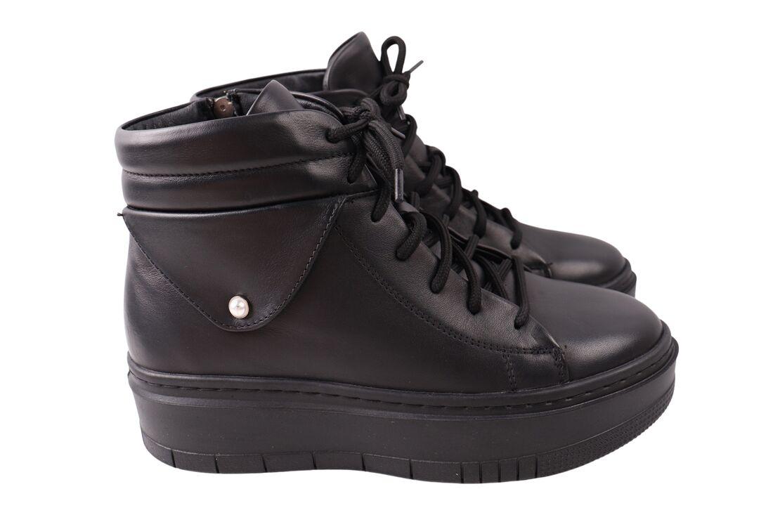 Черевики жіночі Vadrus чорні натуральна шкіра, 38, фото 1