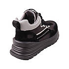 Черевики жіночі Melanda чорні текстиль, 40, фото 4