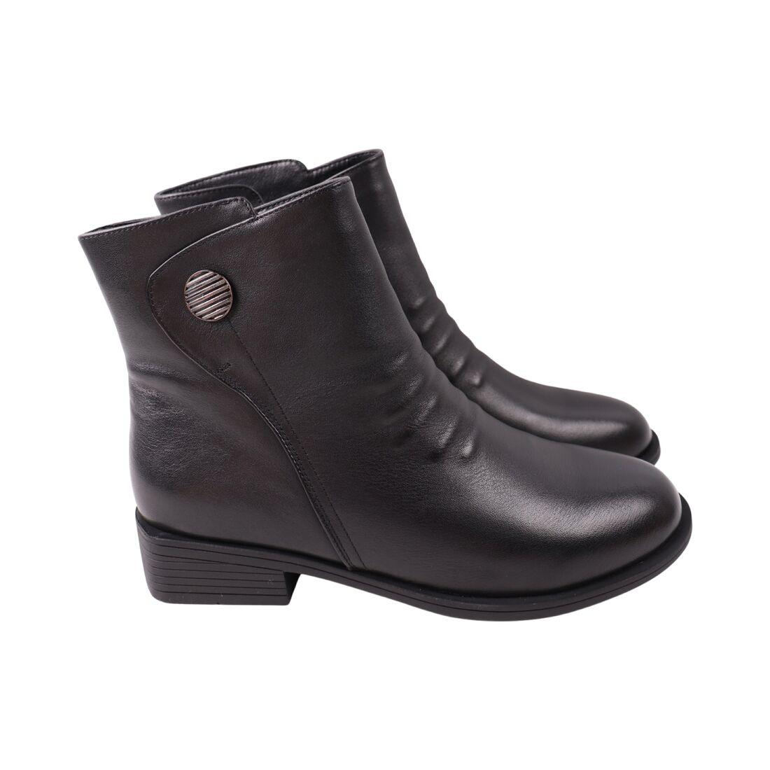 Черевики жіночі Renzoni чорні натуральна шкіра, 36, фото 1