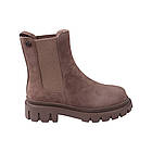 Черевики жіночі Melanda капучіно натуральна замша, 41, фото 3