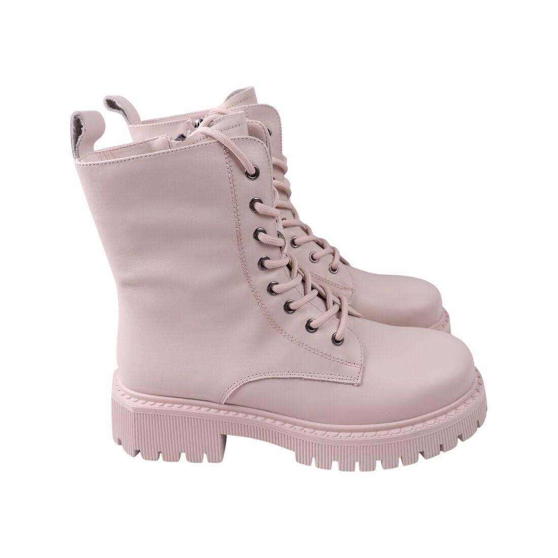 Черевики жіночі Melanda молочні натуральна шкіра, 39, фото 1