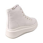 Черевики жіночі Farinni молочні натуральна шкіра, 40, фото 4