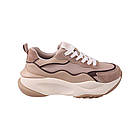 Кросівки жіночі Li Fexpert бежеві натуральна шкіра, 39, фото 3