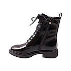 Черевики жіночі Molka чорні натуральна лакована шкіра, 38, фото 2