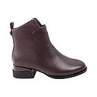 Черевики жіночі Velly баклажанові натуральна шкіра, 40, фото 3