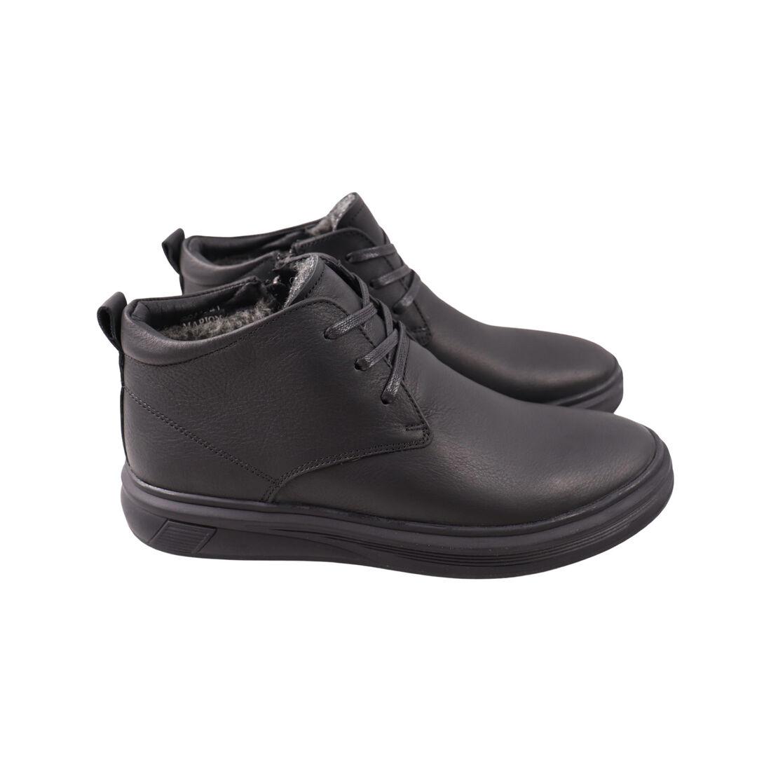 Черевики чоловічі Marion чорні натуральна шкіра, 43, фото 1