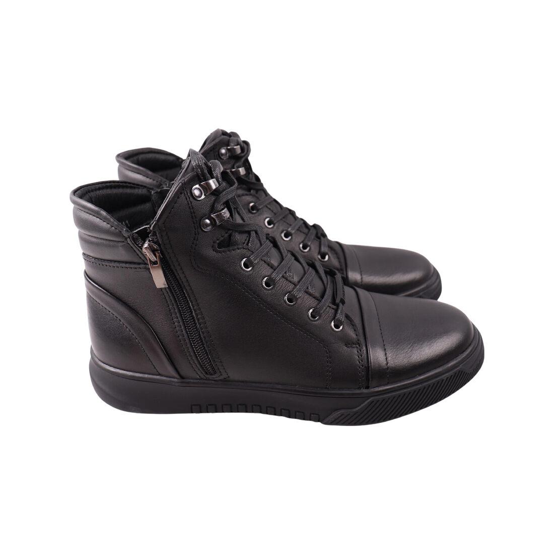 Черевики чоловічі Marion чорні натуральна шкіра, 43, фото 1