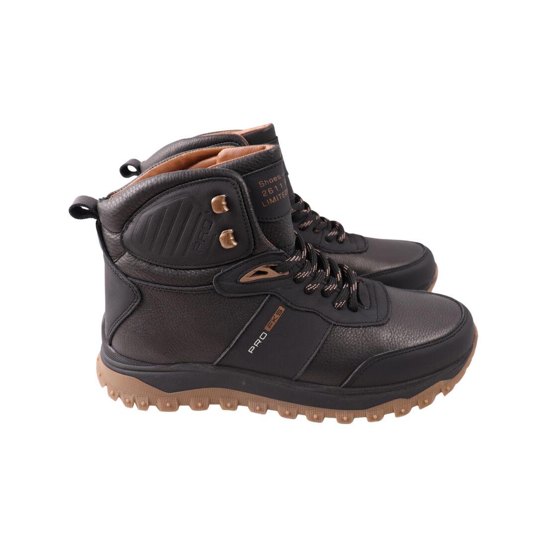 Черевики чоловічі Konors чорні натуральна шкіра, 44, фото 1