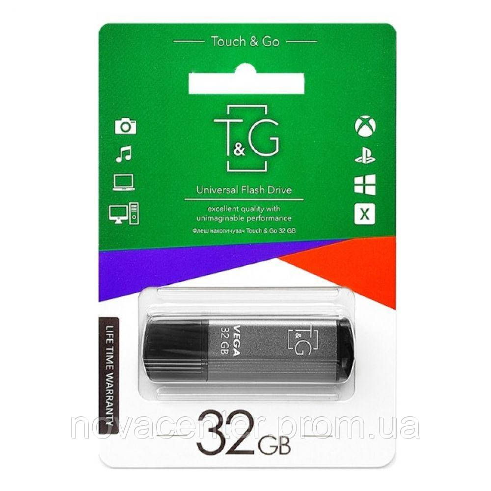 Флешпам'ять TG USB 2.0 32 GB Vega 121 Grey NC, код: 7698338