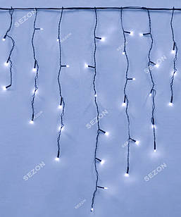 Новорічна світлодіодна лед гірлянда ШТОРА ДОЩИК 120 LED 3х0.7 м синій Б3885