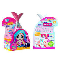 Набор для изготовления украшений Lovin со слаймом Игрушка-антистресс 250мл Mermaid Shine Pink, в коробке