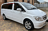 Дефлектори вікон Mercedes Vito w639 2003-2014 Вітровики Мерседес Віто в639 з 2003 по 2014, фото 4