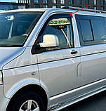 Дефлектори вікон VW T5 с 2003-2015 Вітровики Фольцваген Т5, фото 8