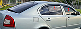 Дефлектори вікон Skoda Octavia A5 2004-2013 Вітровики Шокода Остевіа А5, фото 5