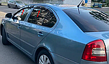 Дефлектори вікон Skoda Octavia A5 2004-2013 Вітровики Шокода Остевіа А5, фото 7