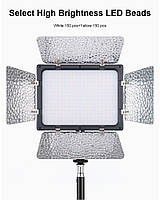 LED - осветитель, видеосвет Teyeleec WS-300 II (3200-6500 K) в комплекте с сетевым адаптером - питание от 220В