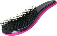 Щетка массажная Hairway Easy Combing 17-рядная черно-розовая штука