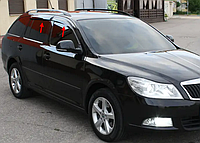 Дефлекторы окон Skoda Octavia A5 Combi с 2004-2013 Ветровики Шкода Оставиа А5 Комби