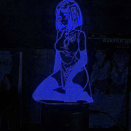 Акриловий світильник-нічник Хіната Хьюга 2 синій tty-n002326, фото 1
