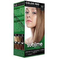 Набор крем-краска SUBLIME professional Краска + Окислитель + Перчатки + Шампунь 5.3 Light Golden Chestnut