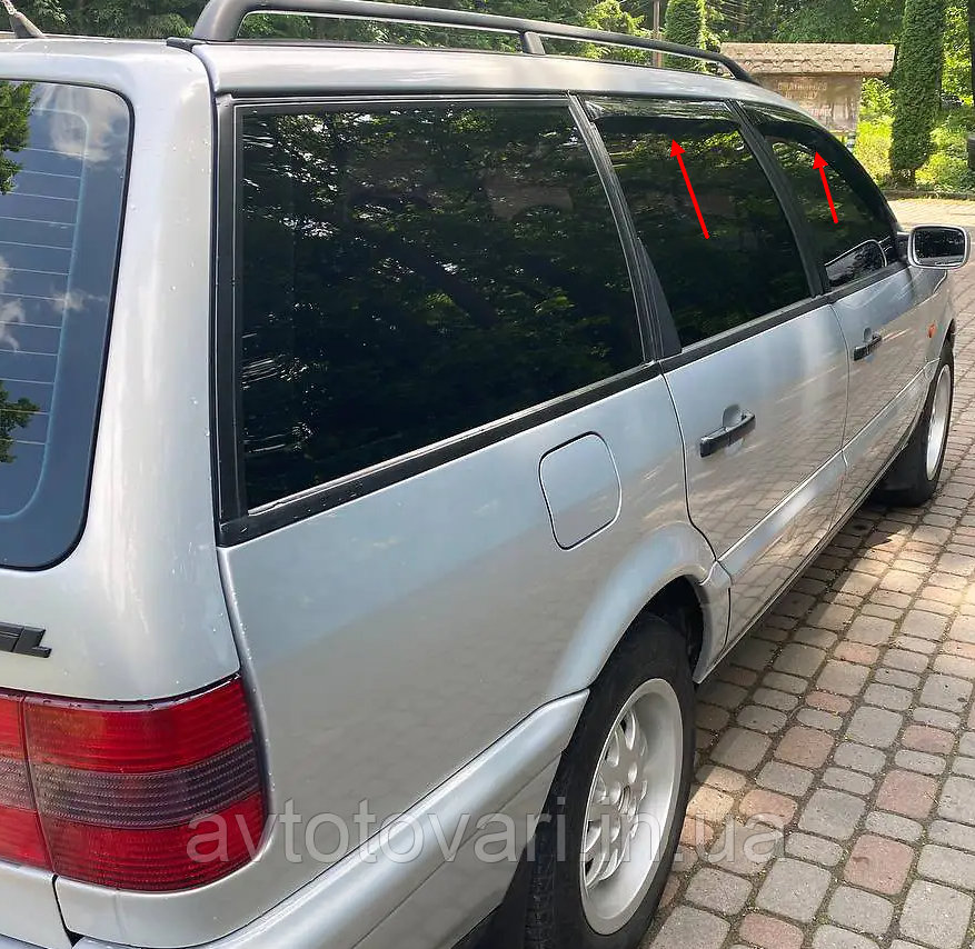 Дефлекторы окон VW Passat B3 Wagon с с 1988-1997 Ветровики Фольцваген Пассат Б3 Вагон - фото 10 - id-p1486066980