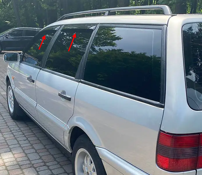 Дефлектори вікон VW Passat B3 Wagon с с 1988-1997 Вітровики Фольцваген Пассат Б3 Вагон, фото 1