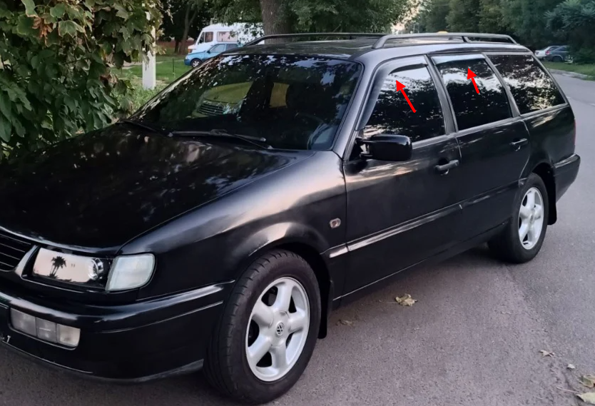 Дефлектори вікон VW Passat B4 Wagon с с 1988-1997 Вітровики Фольцваген Пассат Б4 Вагон, фото 1