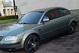 Дефлектори вікон VW Passat B5 седан с 1997-2001-2005 Вітровики Фольцваген Пассат Б5, фото 5