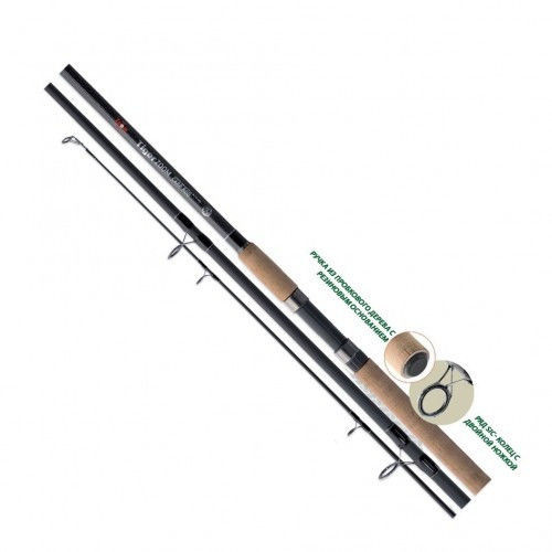 Коропове вудлище TigerZoom Carp rod, 390cm, 70-140g (карбон)