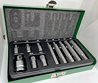 Набір біт Spline 11ед. TOPTUL M5-M12 10мм GAAD1102