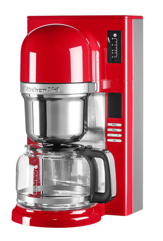Кофемашина KitchenAid 5KCM0802EER, пуровер заливного типу, графин 1.18 л, червона