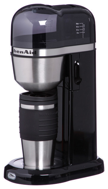 Персональна кавомашина KitchenAid 5KCM0402EOB, 540 мл, чорна