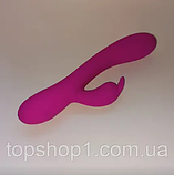 Подвійний вібратор вагінальний зі стимуляцією клітора, вібратор жіночий із підігріванням, інтимні іграшки, фото 5