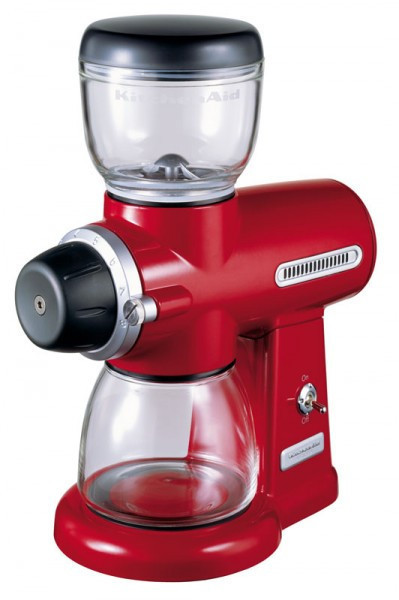 Кавомолка KitchenAid 5KCG100EER, електрична жорна, червона