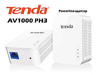 Комплект Powerline-адаптеров TENDA PH3 AV1000 интернет через розетку