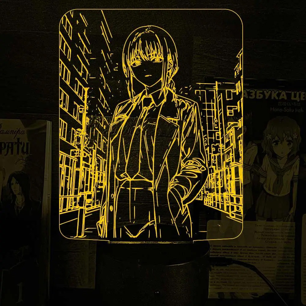 Акриловий світильник-нічник Макіма жовтий tty-n002336