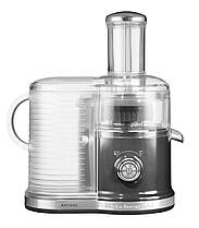 Центрифужна соковижималка настільна KitchenAid 5KVJ0333EMS , 2 швидкості, срібний медальйон