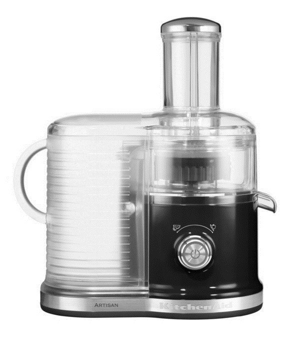 Центрифужна соковижималка настільна KitchenAid 5KVJ0333EOB, 2 швидкості, чорна