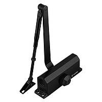 Доводчик дверний FUARO DC20-4 (DC-204) BL до 85 кг (чорний)