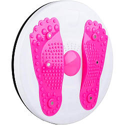 Диск, що обертається + масаж стоп Waist Twisting, 27 см / Диск здоров'я для талії та м'язів живота