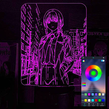 Акриловий світильник-нічник керування з телефона Макіма tty-n002339, фото 1