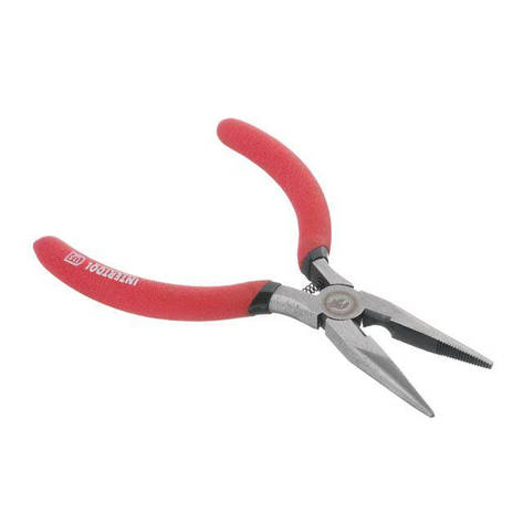 Довгогубці з ізольованими рукоятками, 115 мм INTERTOOL HT-0130, фото 1